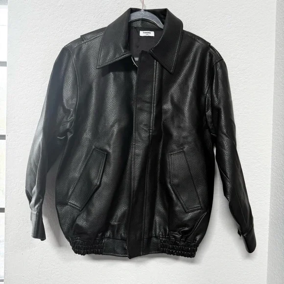 Rumored Black Leather Jacket - Picture 2 of 4
